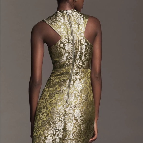 Anthropologie Maeve Sleeveless Brocade Shift Mini Dress Size L - Picture 7 of 8